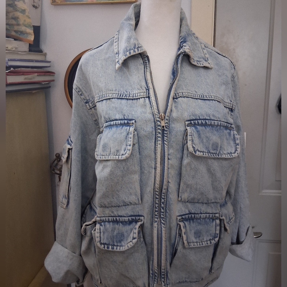 Very COOL 5 POCKET Denim Utility Jacket 35$ M